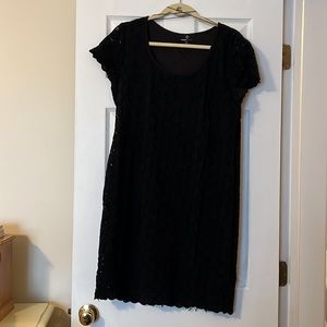 Black lace dress